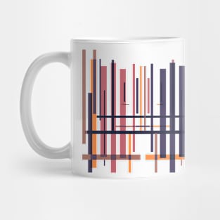 Geometric pattern Violet abstract Mug
